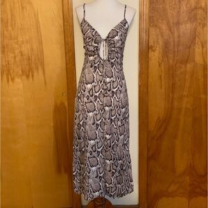 Sexy print dress!